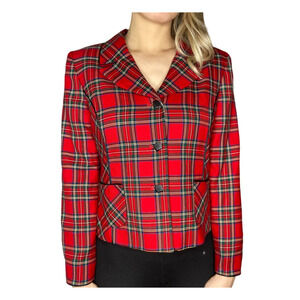 VINTAGE Pendleton Scottish Tartan Blazer Medium 12